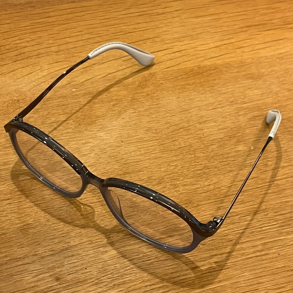 Stylish Black and Gray Round Blue light filtering glasses - Caddis Brand